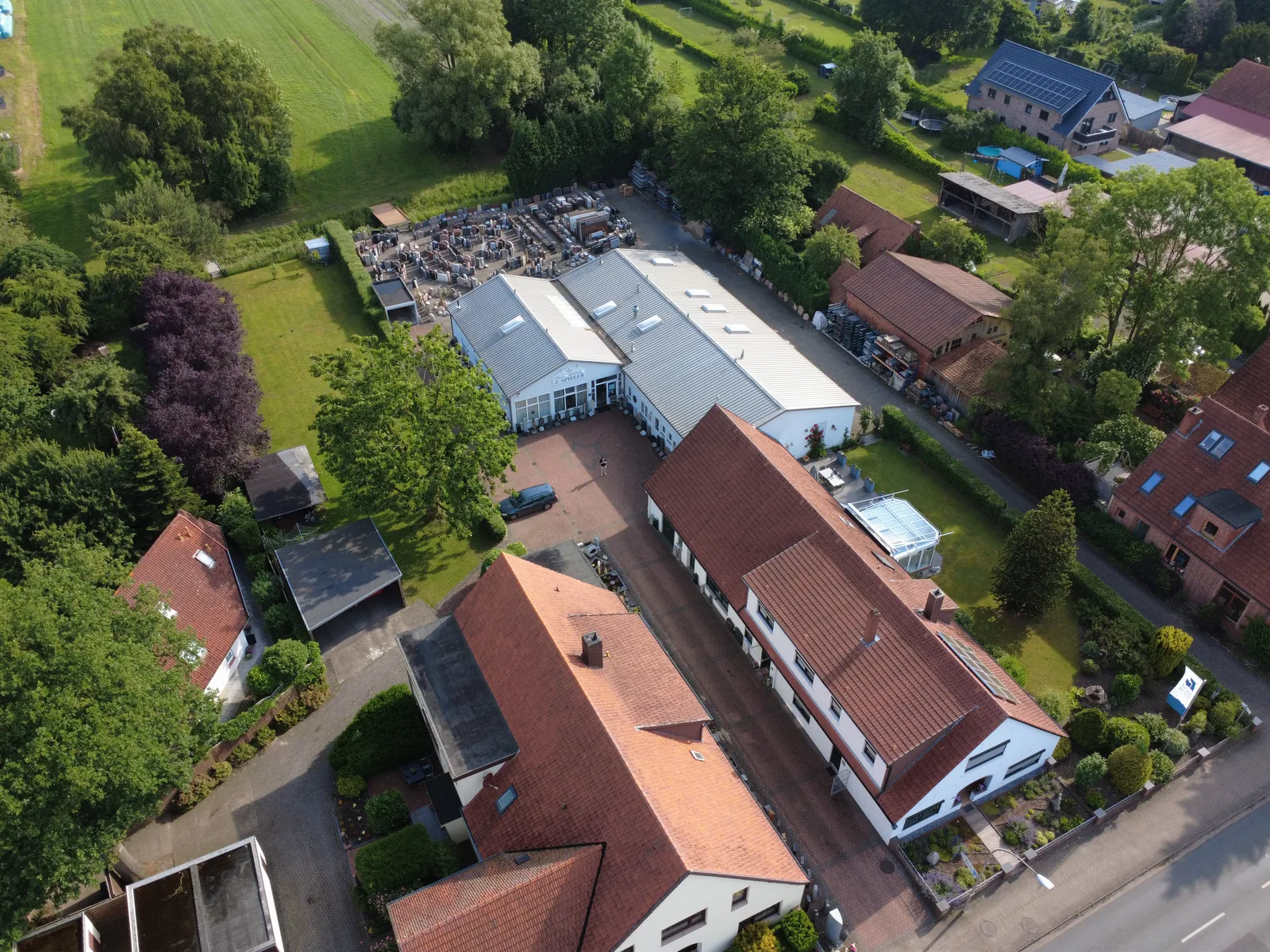 Drohnen-Luftaufnahme aus der Region Ottersberg
